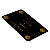 Drievoudige Keltische knoop wervelen bruiloft Magneet (Rechterzijde)