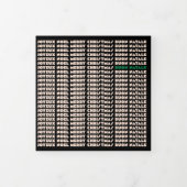 Drievoudige kerstboomkaart drieluik wenskaart (Cover)