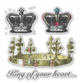  drievoudige kruisingen vinyllaptopsticker sticker (Voorkant)