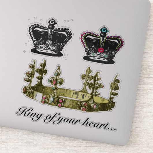  drievoudige kruisingen vinyllaptopsticker sticker (Detail)