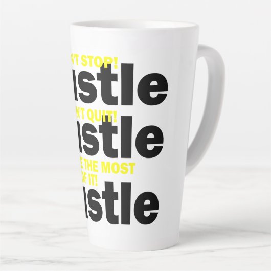 Drievoudige Latte Mok (Rechterhoek)