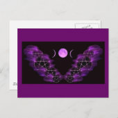 Drievoudige Maan Briefkaart (Voorkant / Achterkant)