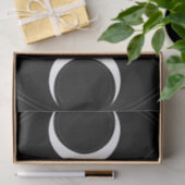 Drievoudige Maan Geometrie Pentagram Wicca Verjaar Tissuepapier (Geschenk)