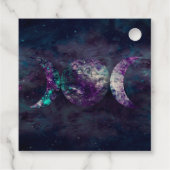 Drievoudige Maan Godin Luna Universum Party Verpak Bedankjes Labels (Achterkant)