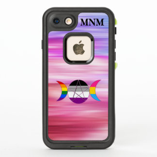 Drievoudige Maan Godin Pentacle Rainbow