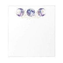 Drievoudige Maan Paarse en Goud