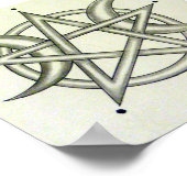 Drievoudige maan poster (Hoek)