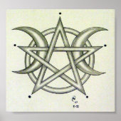 Drievoudige maan poster (Voorkant)