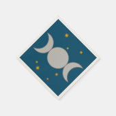 Drievoudige Maan Servet (Hoek)