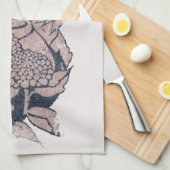 Drievoudige maan symbool Godin Mucha feministische Theedoek (Quarter Fold)