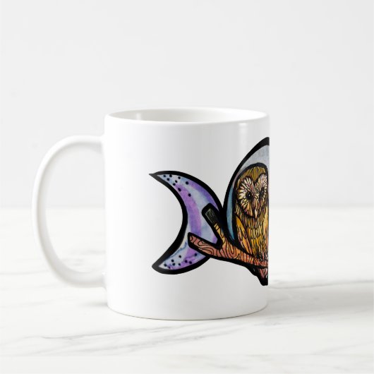 drievoudige-maanuil koffiemok (Links)