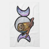 drievoudige-maanuil theedoek (Verticaal)