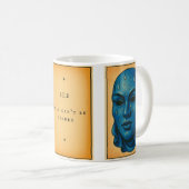 Drievoudige masker koffiemok (Voorkant rechts)