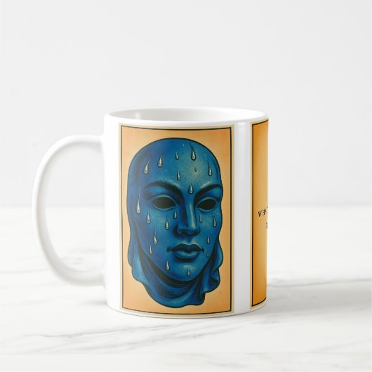 Drievoudige masker koffiemok (Links)