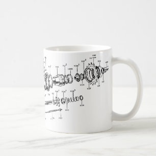 Drievoudige Mok van Sturmey-Archer (geen onderdele