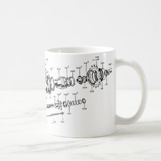 Drievoudige Mok van Sturmey-Archer (geen onderdele