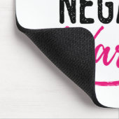 Drievoudige negatieve waarschuwing voor borstkanke muismat (Hoek)