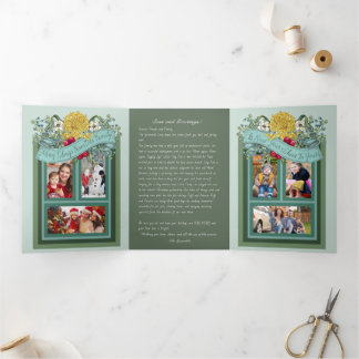 Drievoudige onderzeeër "Seas and Greetings" fotoca Drieluik Wenskaart