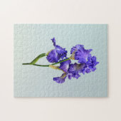 Drievoudige Paarse iris Legpuzzel (Horizontaal)