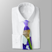 Drievoudige Paarse iris Stropdas (Gebonden)