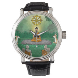 Drievoudige Pareltjes: Boeddha, Dharma, Sangha hor Horloge