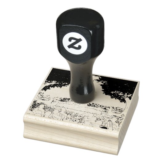 Drievoudige Pareltjes: Boeddha, Dharma, Sangha Rub Rubberstempel (Stempel)