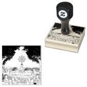 Drievoudige Pareltjes: Boeddha, Dharma, Sangha Rub Rubberstempel (Gestempeld)