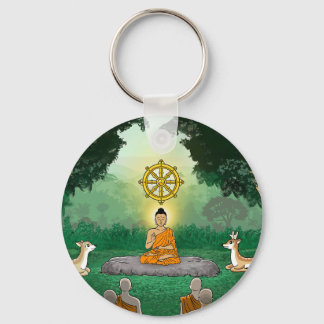 Drievoudige Pareltjes: Boeddha, Dharma, Sangha Sle Sleutelhanger