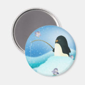 Drievoudige problemen pinguïns - magneet (Voorkant / Achterkant)