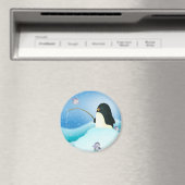 Drievoudige problemen pinguïns - magneet (Insitu (Vaatwasser))