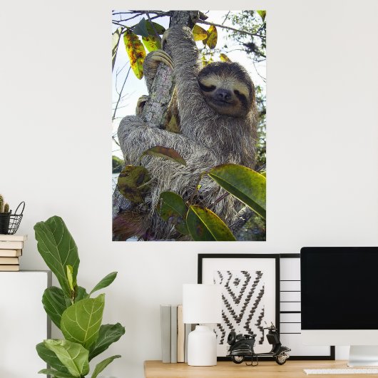 Drievoudige sleuf poster (Thuiskantoor)