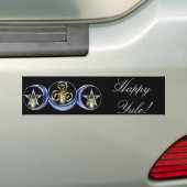 Drievoudige Spiraal Maan Bumpersticker (Op auto)
