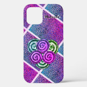 Drievoudige spiraal (PinkishPurp) Case-Mate iPhone Case (Achterkant)