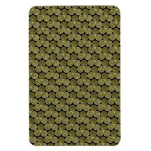 Drievoudige spiraal triskele Keltisch Khaki Beige Magneet
