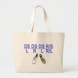 Drievoudige stap voor registratie grote tote bag