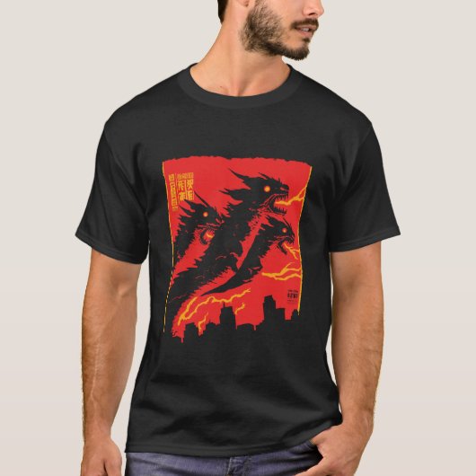 drievoudige Storm-draak T-shirt (Voorkant)