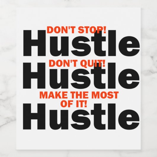 Drievoudige tijd wijn etiket (Enkel label)