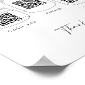 Drievoudige tip Jar Scan QR Code Cash App Payment  Poster (Hoek)