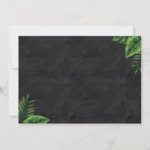 Drievoudige uitnodiging van Dinosaur Birthday (Achterkant)