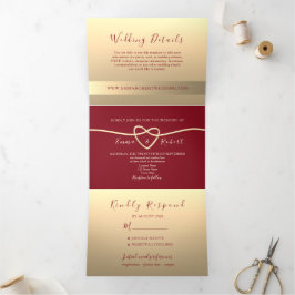 Drievoudige uitnodiging voor de moderne Bourgogne