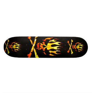 drievoudige vlam skateboard