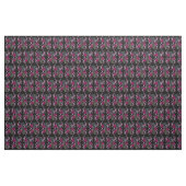 Drievoudige zwarte dag van de dode schedels roze r stof (Yard (91,4 cm))