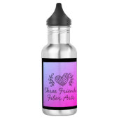 DrieVriendenFiberArts waterfles Waterfles (Links)
