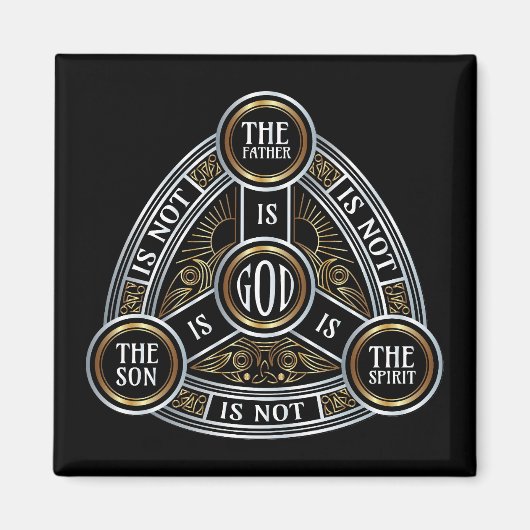Drievuldigheid De Vader, de Zoon en de Heilige Gee Magneet (Voorkant)