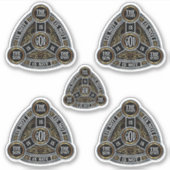 Drievuldigheid De Vader, de Zoon en de Heilige Gee Sticker (Voorkant)