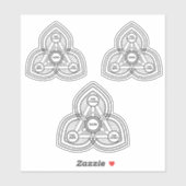 Drievuldigheid De Vader, de Zoon en de Heilige Gee Sticker (Vel)