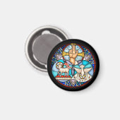 Drievuldigheid De Vader, de Zoon en Heilige Geest  Magneet (Voorkant / Achterkant)