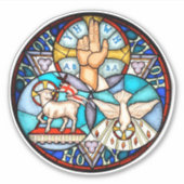 Drievuldigheid De Vader, de Zoon en Heilige Geest Sticker (Voorkant)
