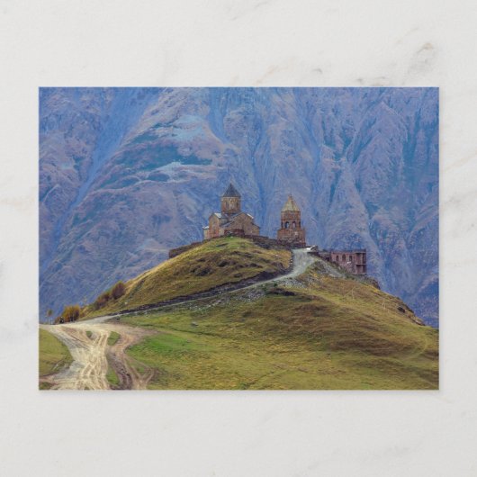 Drievuldigheidskerk Stepantsminda Kazbegi Georgia Briefkaart (Voorkant)