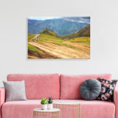 Drievuldigheidskerk Stepantsminda Kazbegi Georgia Canvas Afdruk (Insitu (Woonkamer))